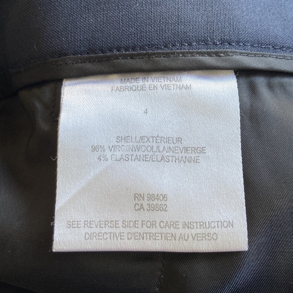 **SOLD** Theory dark blue wool trousers - Picture 6 of 7